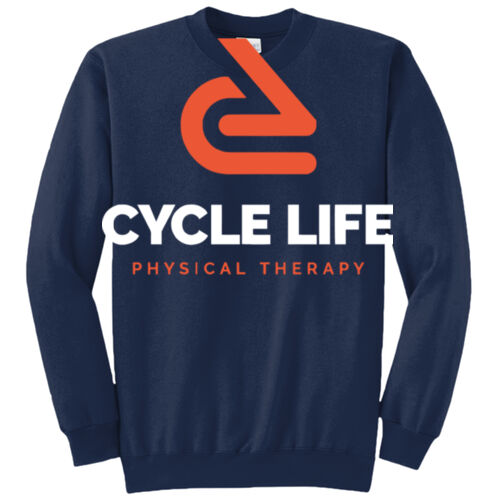 Unisex Crewneck Sweatshirt (Navy) Thumbnail