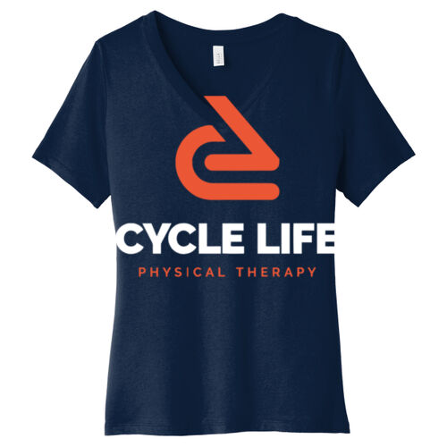 Women's Relaxed Jersey V-Neck Thumbnail